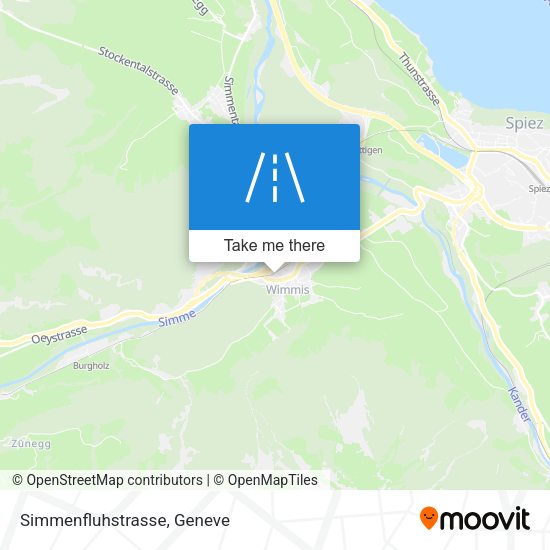 Simmenfluhstrasse map