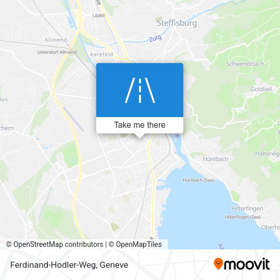 Ferdinand-Hodler-Weg map