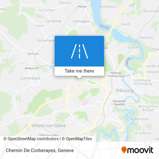 Chemin De Corberayes map