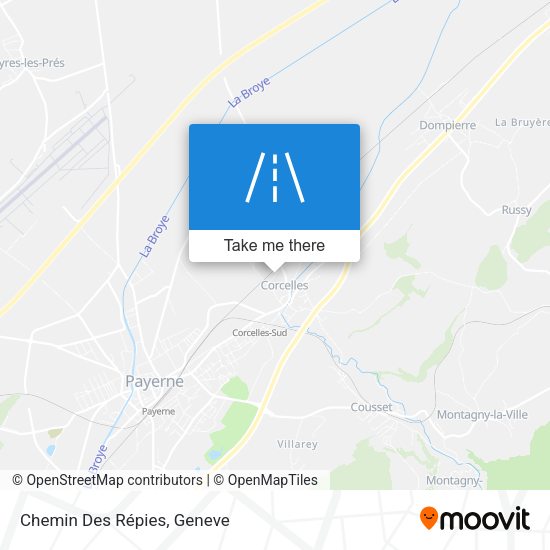 Chemin Des Répies map