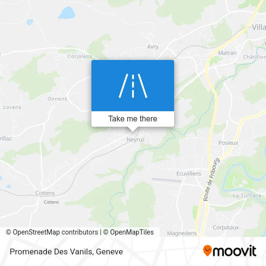 Promenade Des Vanils map