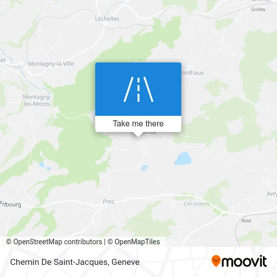 Chemin De Saint-Jacques map