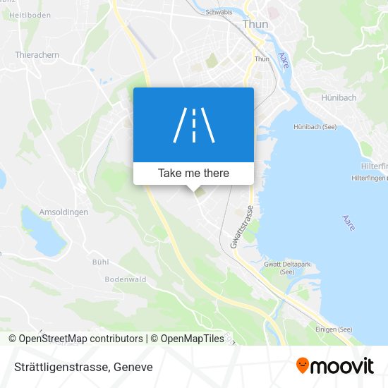 Strättligenstrasse map