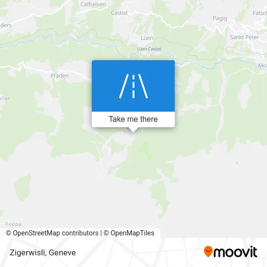 Zigerwisli map