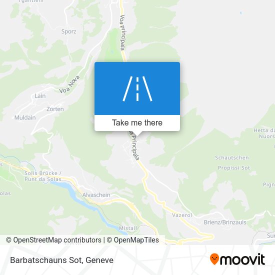 Barbatschauns Sot map