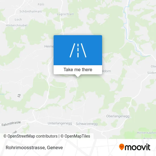 Rohrimoosstrasse map