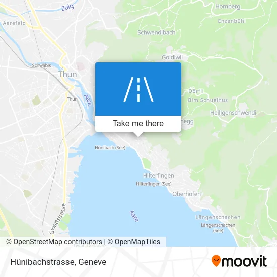 Hünibachstrasse map