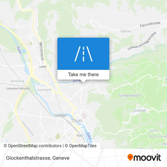 Glockenthalstrasse map