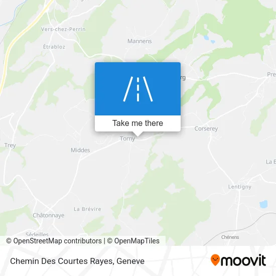 Chemin Des Courtes Rayes map