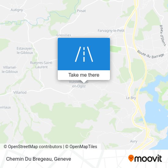 Chemin Du Bregeau map