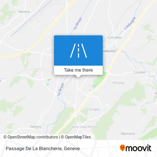 Passage De La Blancherie map