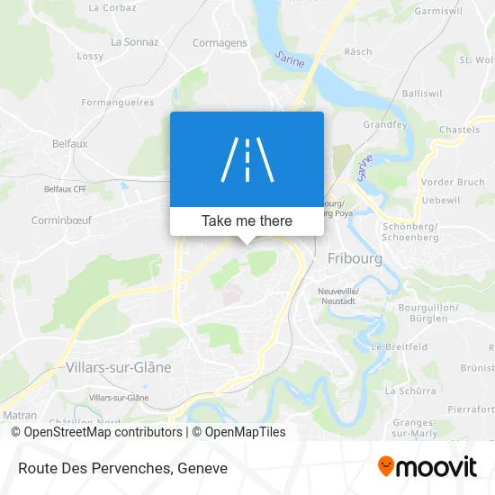 Route Des Pervenches map