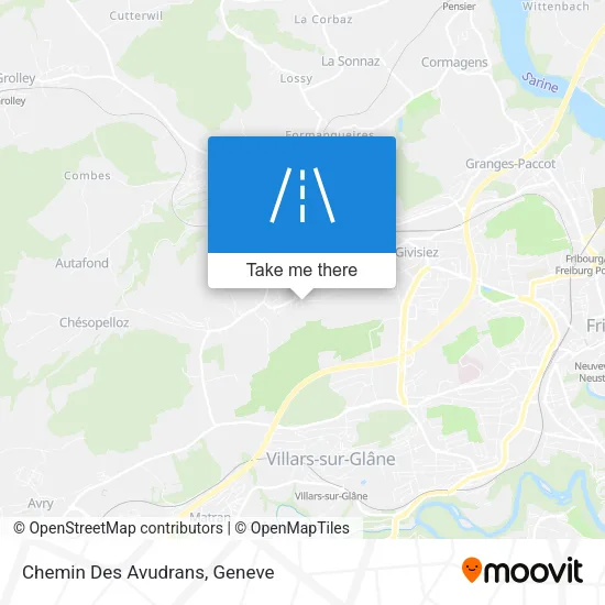 Chemin Des Avudrans map
