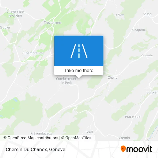 Chemin Du Chanex map