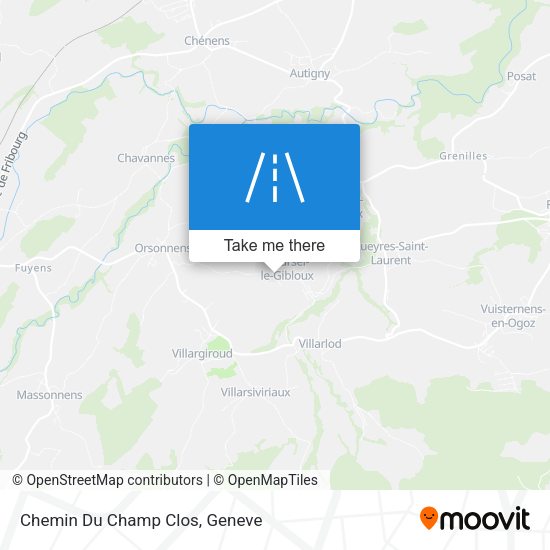 Chemin Du Champ Clos map