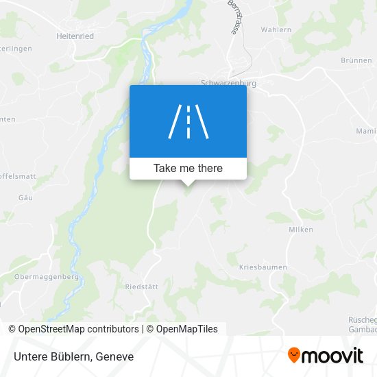 Untere Büblern map