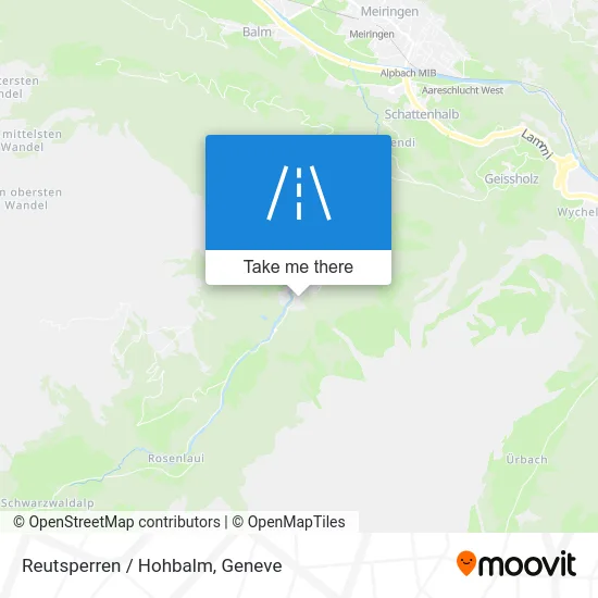 Reutsperren / Hohbalm map
