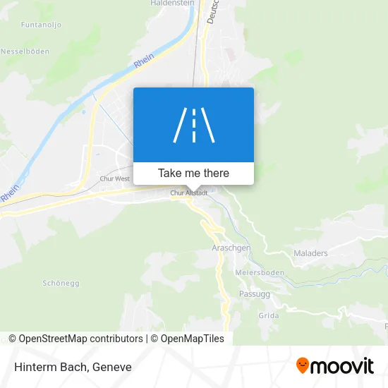 Hinterm Bach map