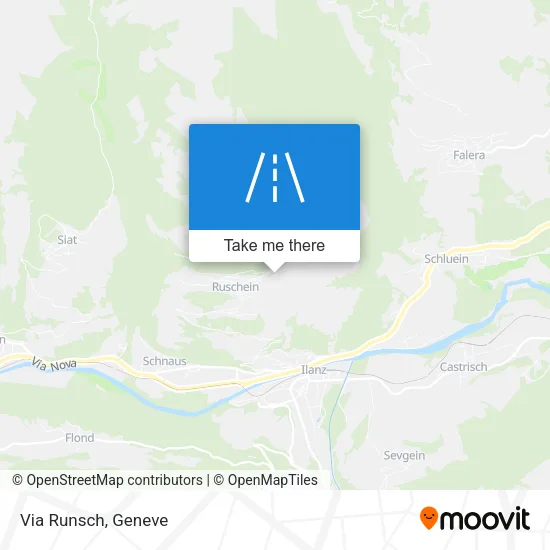 Via Runsch map