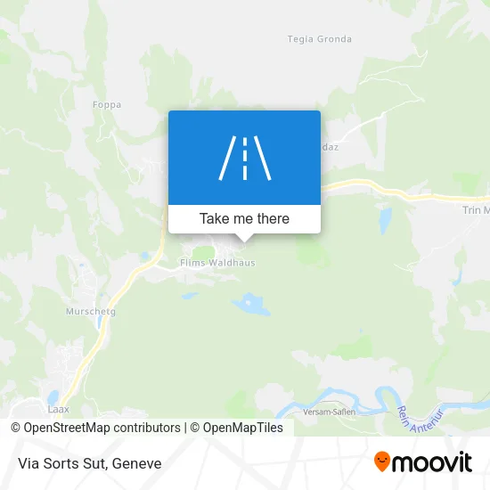 Via Sorts Sut map