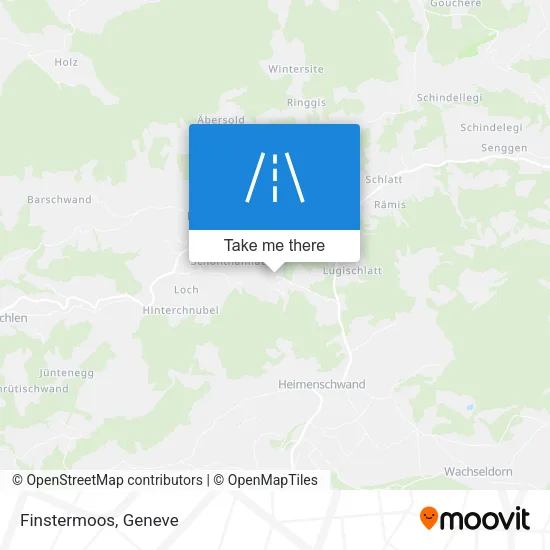 Finstermoos map