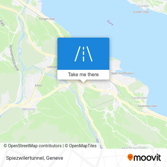 Spiezwilertunnel map
