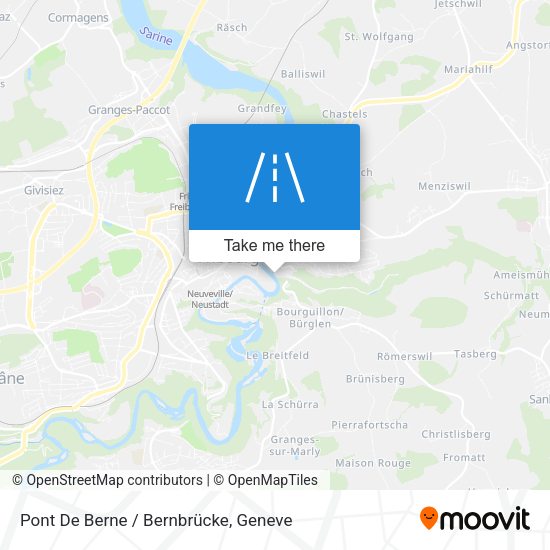 Pont De Berne / Bernbrücke map