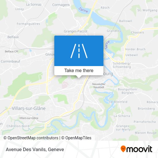 Avenue Des Vanils map