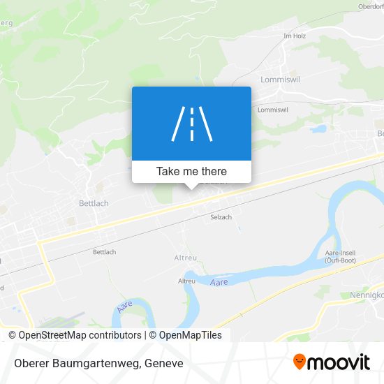 Oberer Baumgartenweg map