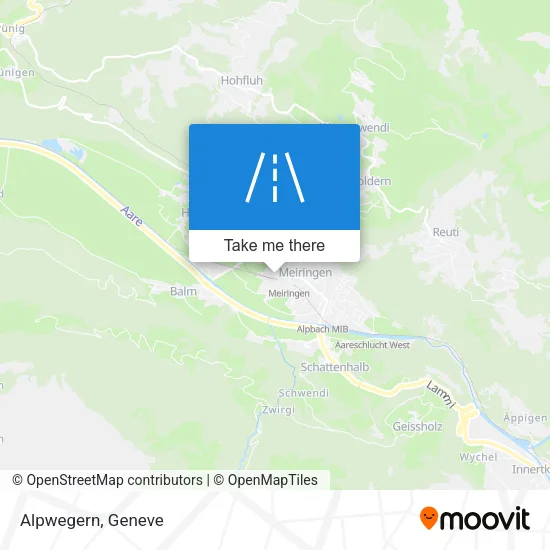 Alpwegern map