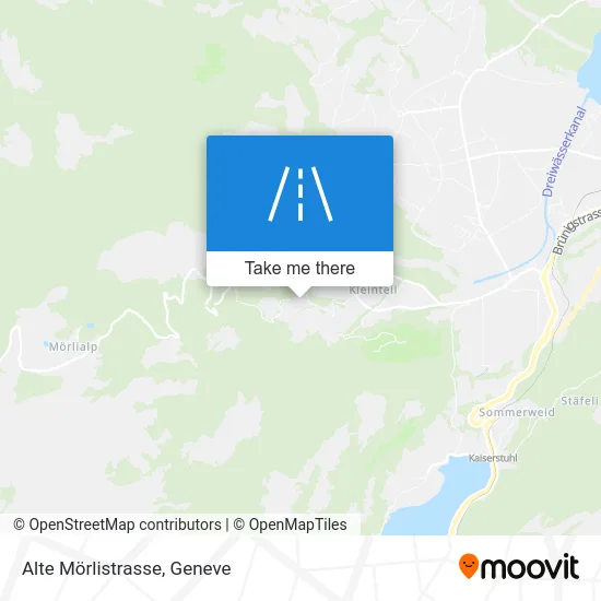 Alte Mörlistrasse map