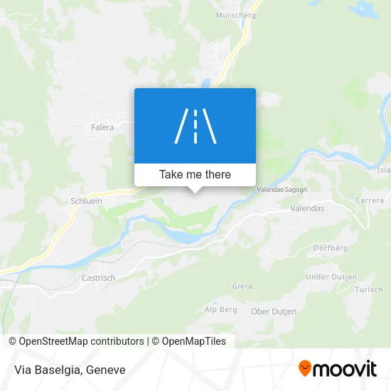 Via Baselgia map