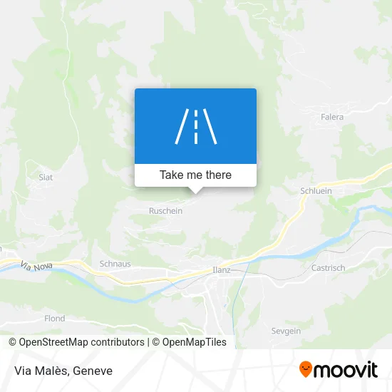 Via Malès map