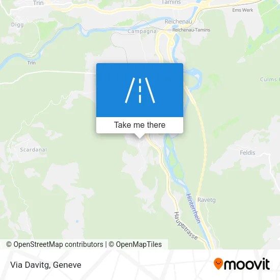 Via Davitg map
