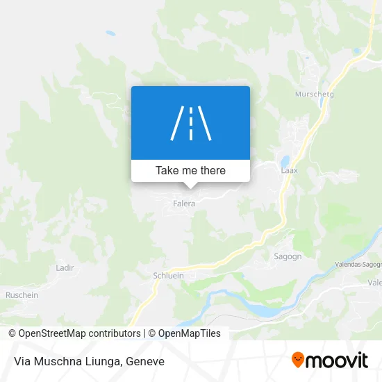 Via Muschna Liunga map