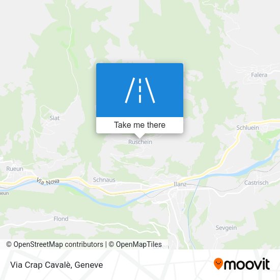 Via Crap Cavalè map