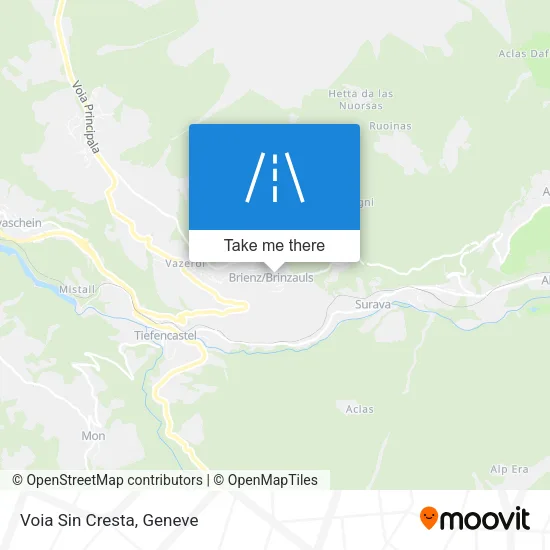 Voia Sin Cresta plan