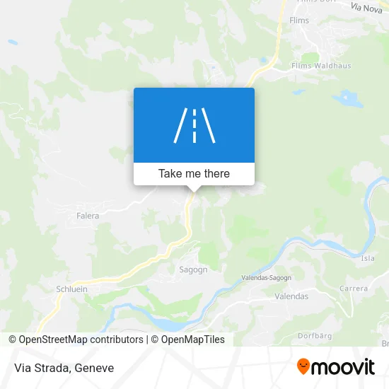 Via Strada map