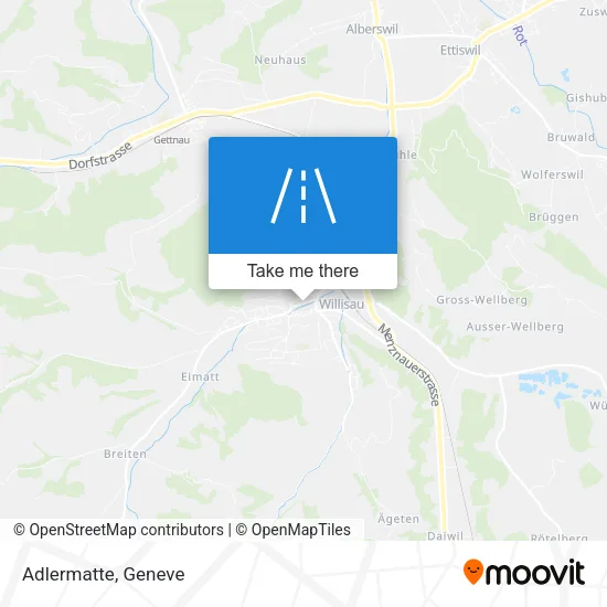 Adlermatte map