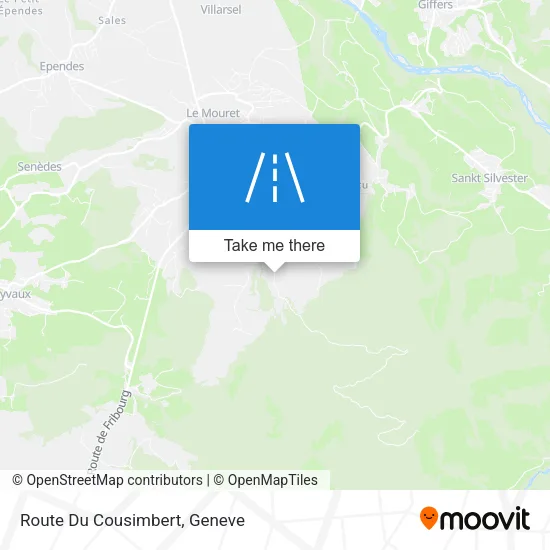 Route Du Cousimbert map