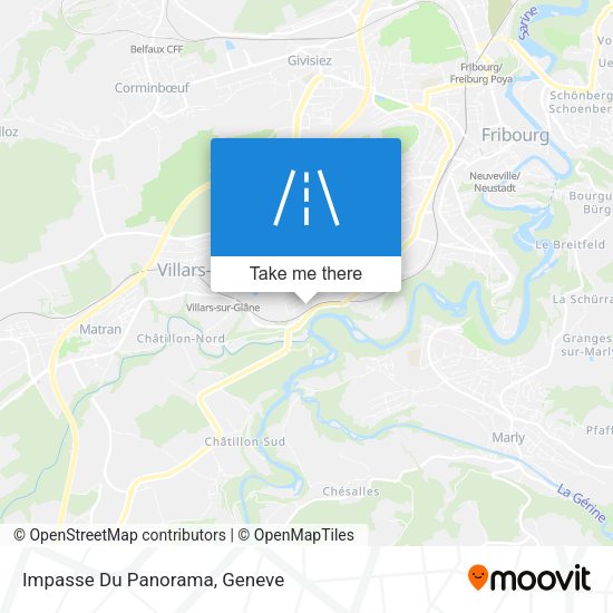 Impasse Du Panorama map