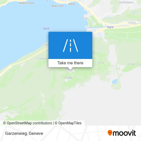Garzenweg map