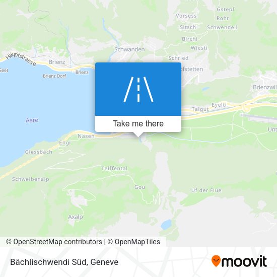 Bächlischwendi Süd map
