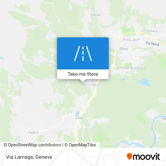 Via Larnags map