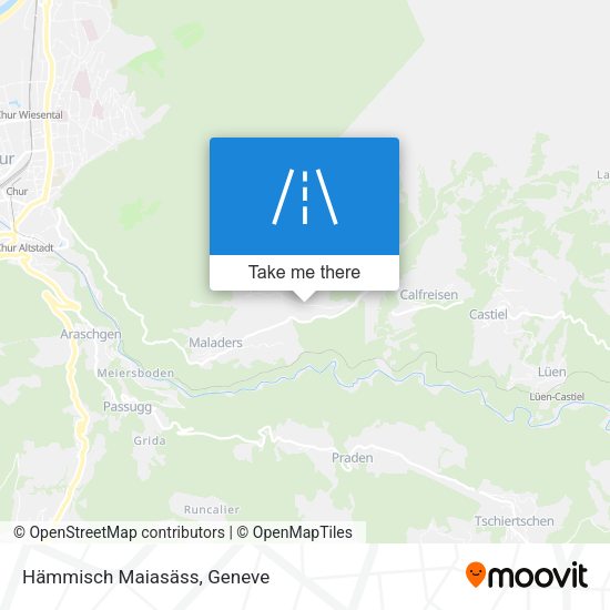 Hämmisch Maiasäss map