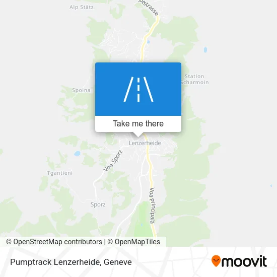 Pumptrack Lenzerheide map