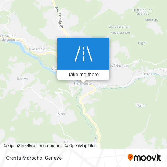 Cresta Marscha map