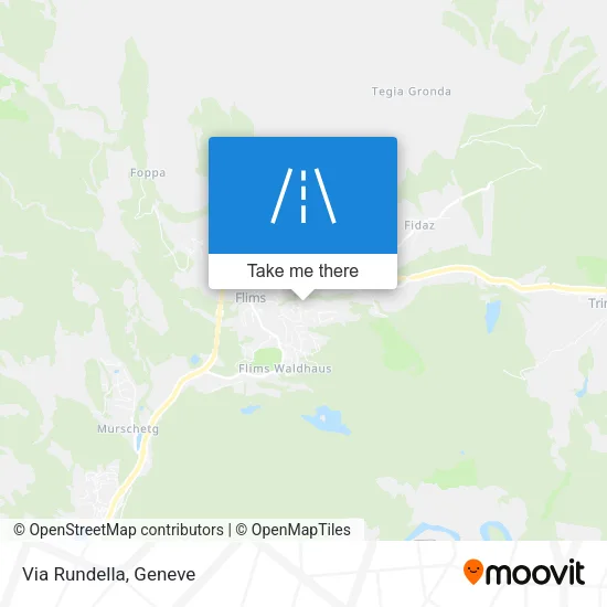 Via Rundella map