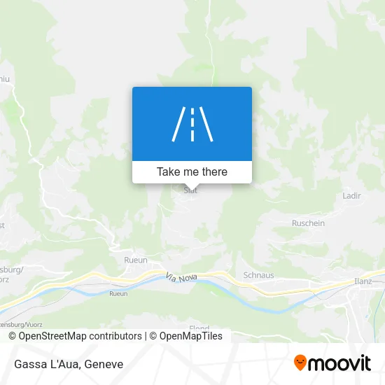 Gassa L'Aua map