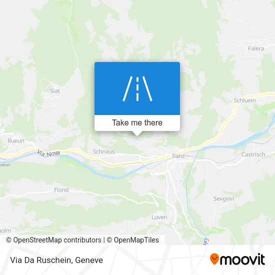 Via Da Ruschein map